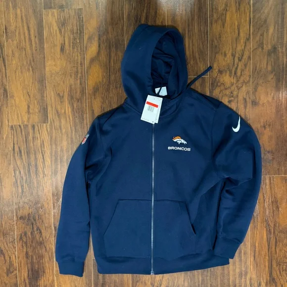 Nike Denver Broncos Hoodie - Size L - NWT - Picture 1 of 6